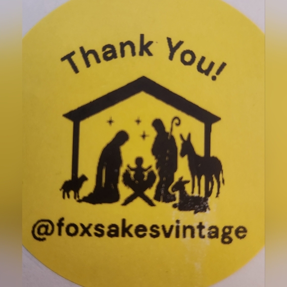 100 Christmas Customized Thank You Stickers - pick one design - Picture 5 of 16